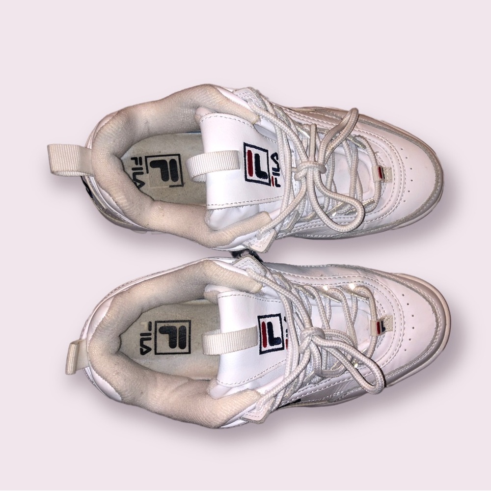 FILA Women’s Disruptor 2 Premium Sneakers, Size 7 - Picture 3 of 7
